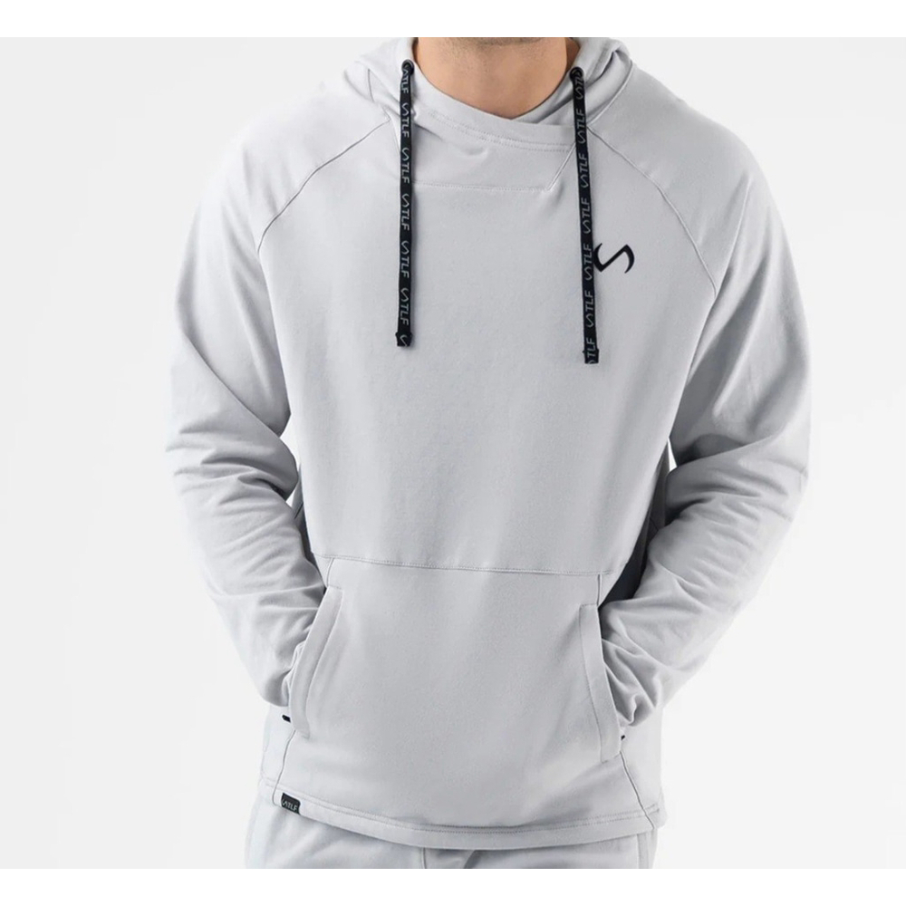 LTF Men's Pullover Stretch Hoodie Sweatshirt Size Large Excellent Condition